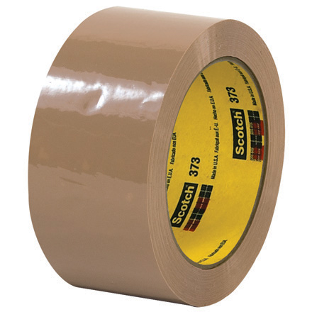 2" x 110 yds. Tan (6 Pack) Scotch<span class='rtm'>®</span> Box Sealing Tape 373